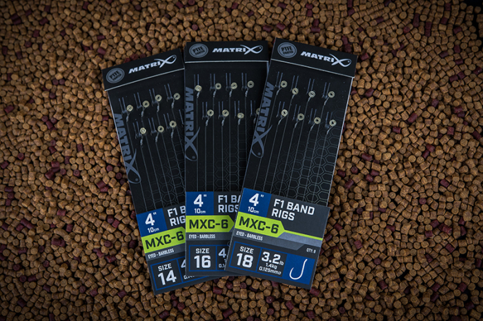 Riguri Matrix MXC-6 Barbless F1 Band Rigs 10cm 8buc/plic [3]