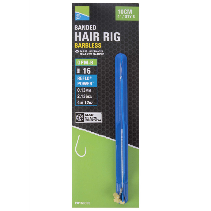 Riguri Preston GPM-B Banded Hair Rigs 10cm 8buc/rigleta [1]