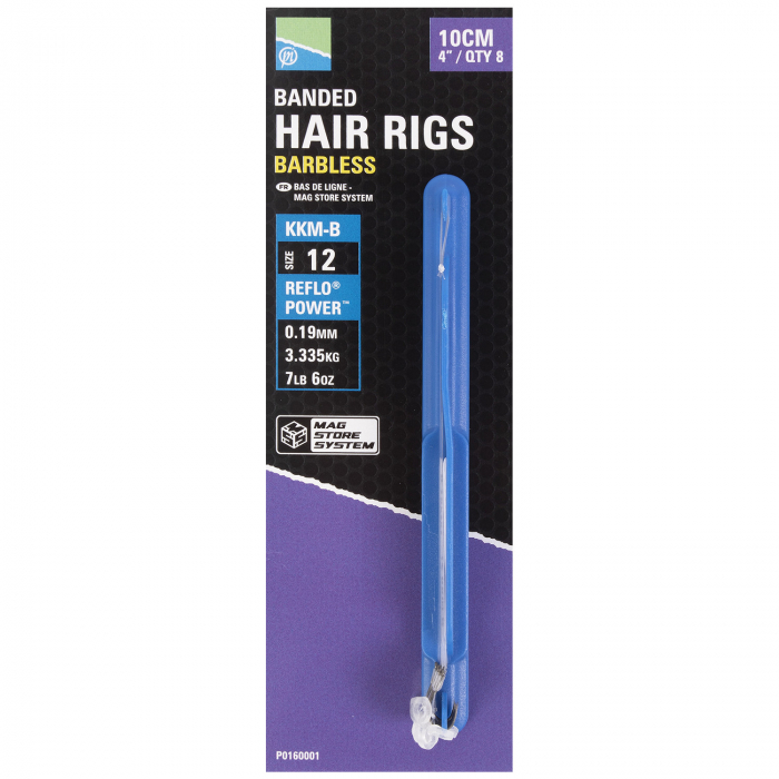 Riguri Preston KKM-B Banded Hair Rigs 10cm 8buc/rigleta [1]