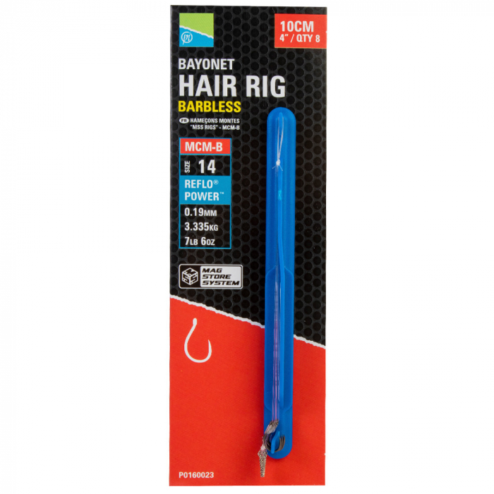 Riguri Preston MCM-B Bayonet Hair Rigs 10cm 8buc/rigleta [1]