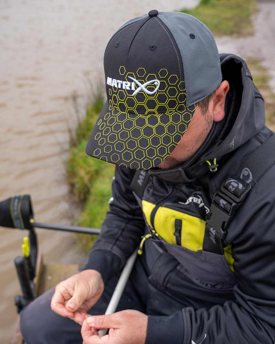 Sapca Matrix Hex Print Baseball Cap Black [6]