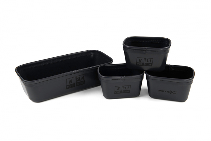 Set Geanta cu Bacuri de Nada Matrix Bait Storage Tray [7]