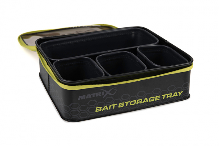 Set Geanta cu Bacuri de Nada Matrix Bait Storage Tray [2]