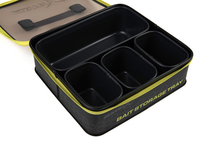 Set Geanta cu Bacuri de Nada Matrix Bait Storage Tray [9]