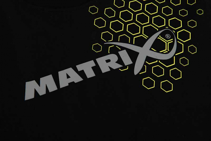 Tricou Matrix Hex Print T-Shirt Black [3]