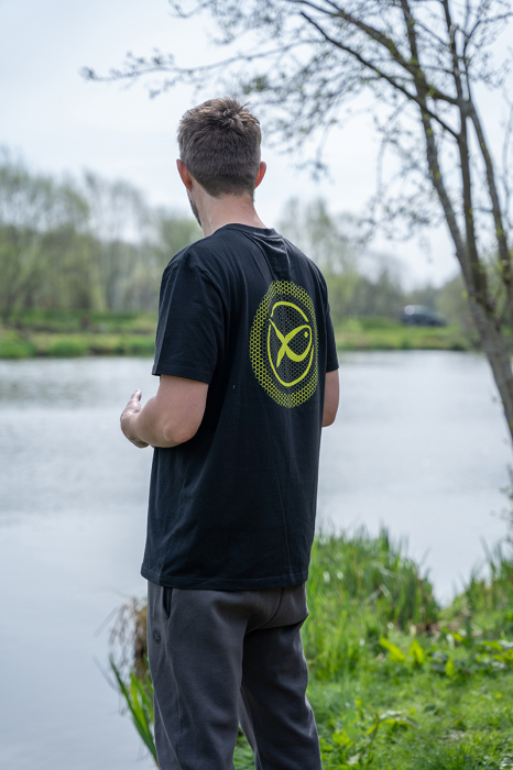 Tricou Matrix Large Logo T-Shirt Black/Lime [8]