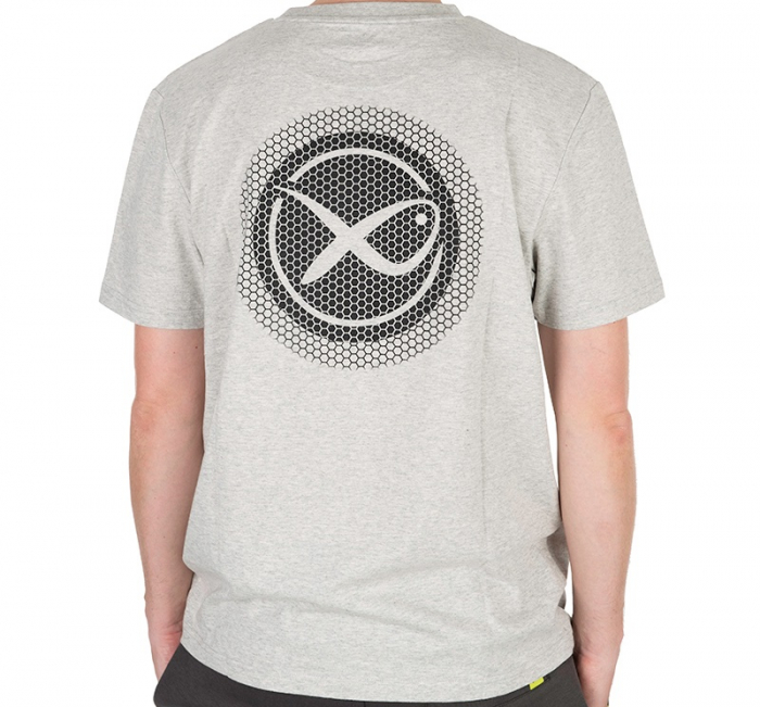 Tricou Matrix Large Logo T-Shirt Marl Grey [2]