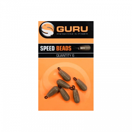 ACCESORII MONTURI - Agrafe Rapide cu Protectie Cauciuc Guru Speed Bead 6buc/plic