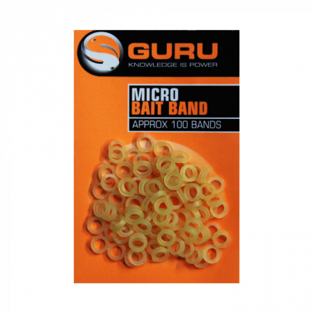 ACCESORII MONTURI - Benzi elastice Guru Micro Bait Bands 100buc/plic