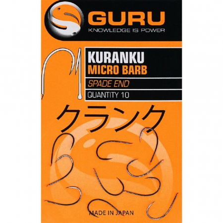 Carlige cu barbeta - Carlige Guru Kuranku Spade End 10buc/plic