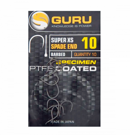 Carlige cu barbeta - Carlige Guru Super XS Spade End Barbed 10buc/plic