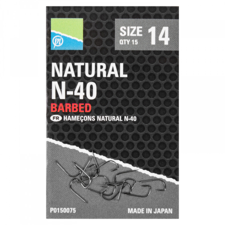CARLIGE - Carlige Preston Natural N-40 15buc/plic