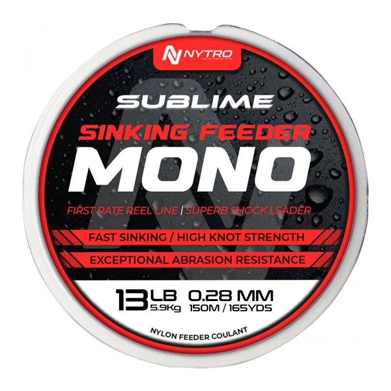 FIRE - Fir Monofilament Nytro Sublime Sinking Feeder Maro