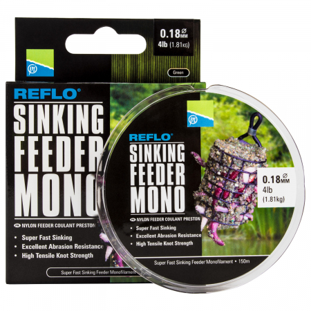 Fir Monofilament - Fir Monofilament Preston Reflo Sinking Feeder 150m
