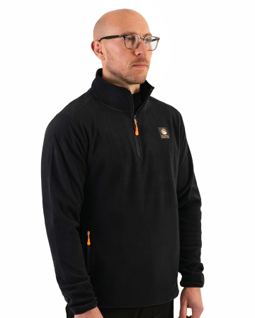 Hanorace - Hanorac Guru 1/4 Zip Fleece Black