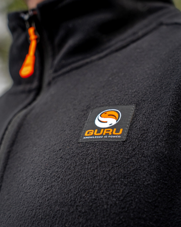 Hanorac Guru 1/4 Zip Fleece Black [2]