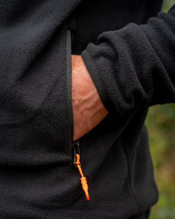 Hanorac Guru 1/4 Zip Fleece Black [4]