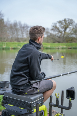 Hanorac Matrix Quarter Zip Sweat Black/Lime - Black Edition Range [8]