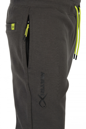 Pantaloni Matrix Joggers Grey/Lime - Black Edition Range [6]
