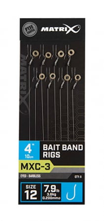 Riguri - Riguri Matrix MXC-3 Barbless Bait Band Rigs 10cm 8buc/plic