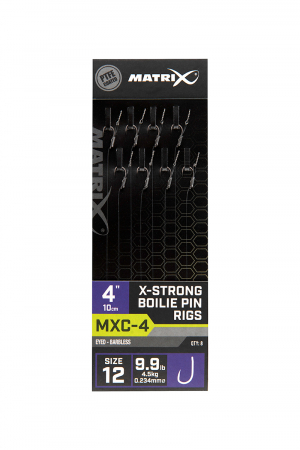 Riguri - Riguri Matrix MXC-4 Barbless X-Strong Boilie Pin 10cm 8 buc/plic