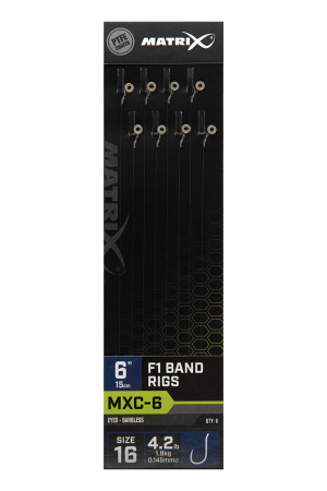 Riguri - Riguri Matrix MXC-6 Barbless F1 Band Rigs 15cm 8buc/plic