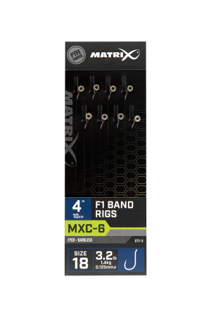 CARLIGE - Riguri Matrix MXC-6 Barbless F1 Band Rigs 10cm 8buc/plic