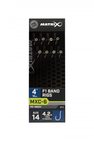 Riguri - Riguri Matrix MXC-6 Barbless F1 Band Rigs 10cm 8buc/plic