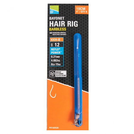 Riguri - Riguri Preston KKH-B Bayonet Hair Rigs 8buc/rigleta