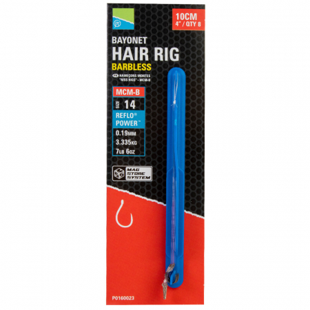 Riguri - Riguri Preston MCM-B Bayonet Hair Rigs 10cm 8buc/rigleta