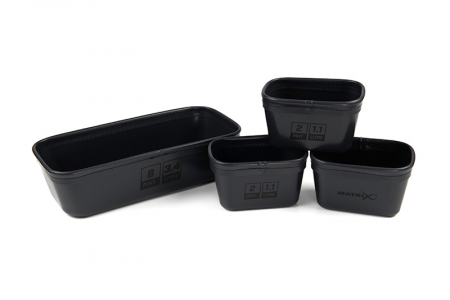 Set Geanta cu Bacuri de Nada Matrix Bait Storage Tray [6]