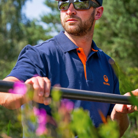 Tricou Guru Polo Navy/Orange [2]