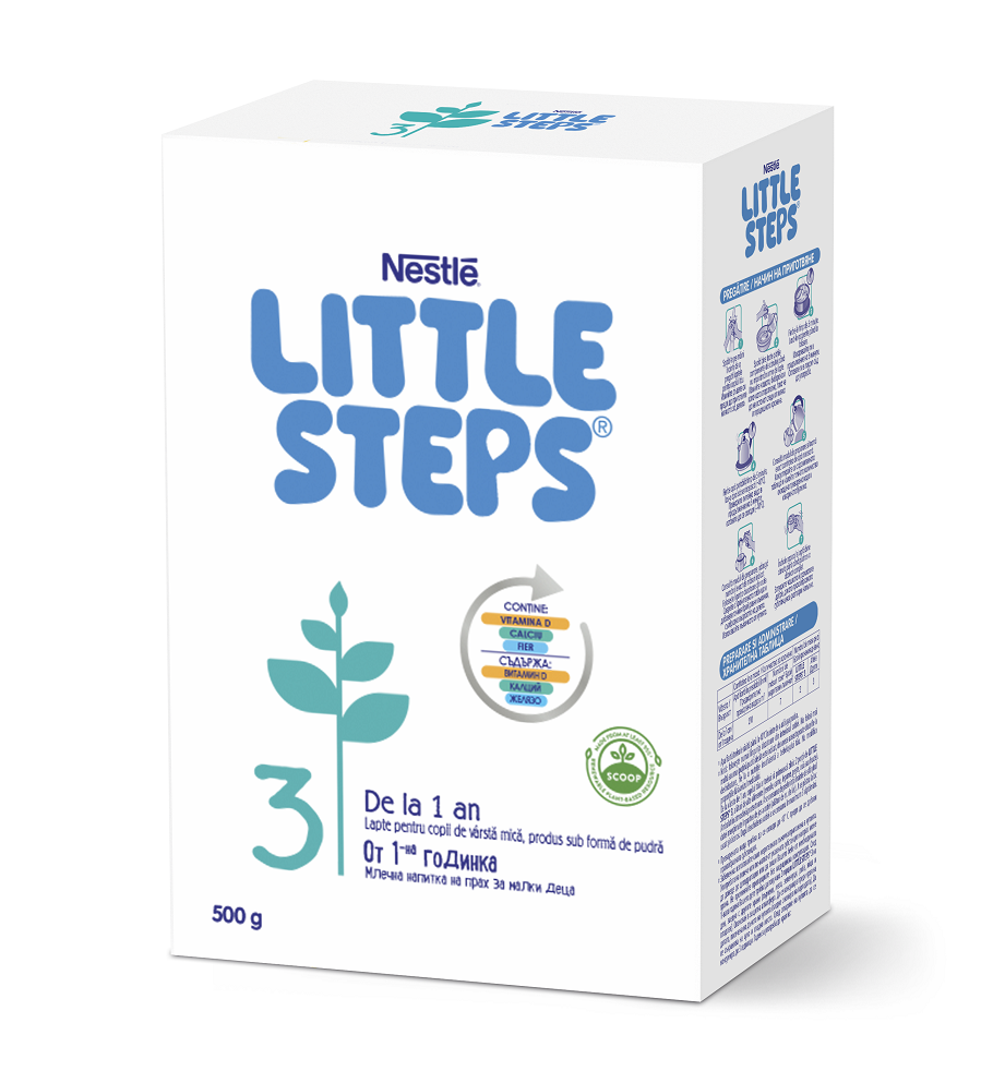 Nestlé lansează LITTLE STEPS® 3 în ambalaj din carton reciclabil
