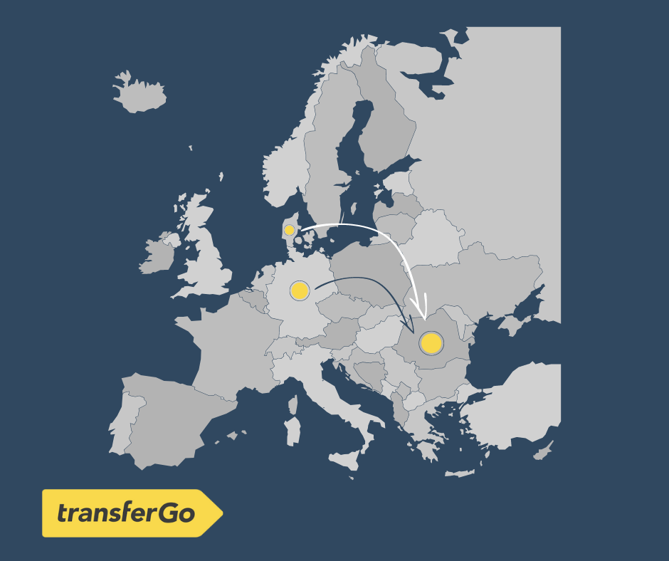 Românii stabiliți în Danemarca și Germania au făcut cu 34% mai multe transferuri de bani în 2022