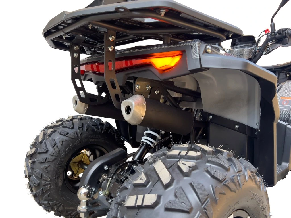 Atv 140cc Mini Rocket RockRider 8" semi-automat 4T benzina viteze 3+1 delux Carbon [12]