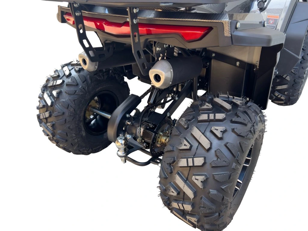 Atv 140cc Mini Rocket RockRider 8" semi-automat 4T benzina viteze 3+1 delux Carbon [3]