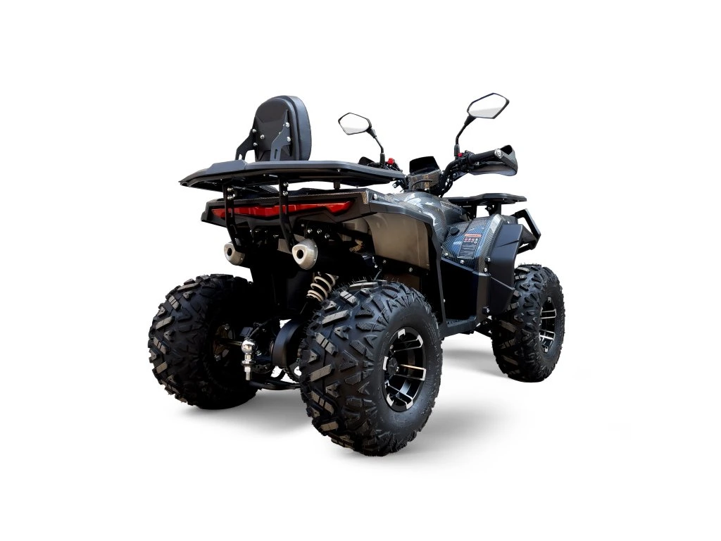 Atv 140cc Mini Rocket RockRider 8" semi-automat 4T benzina viteze 3+1 delux Carbon [16]
