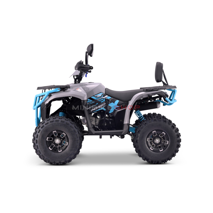 Atv 140cc Mini Rocket Troodon Deluxe 8" semi-automat 4T benzina viteze 3+1albastru [7]