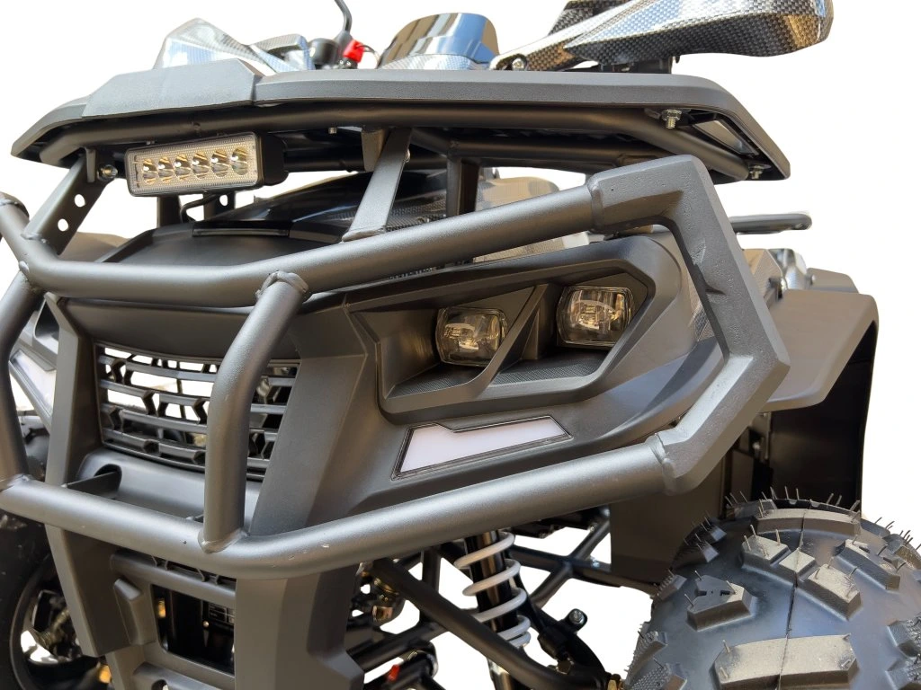 Atv 140cc Mini Rocket RockRider 8" semi-automat 4T benzina viteze 3+1 delux Carbon [9]