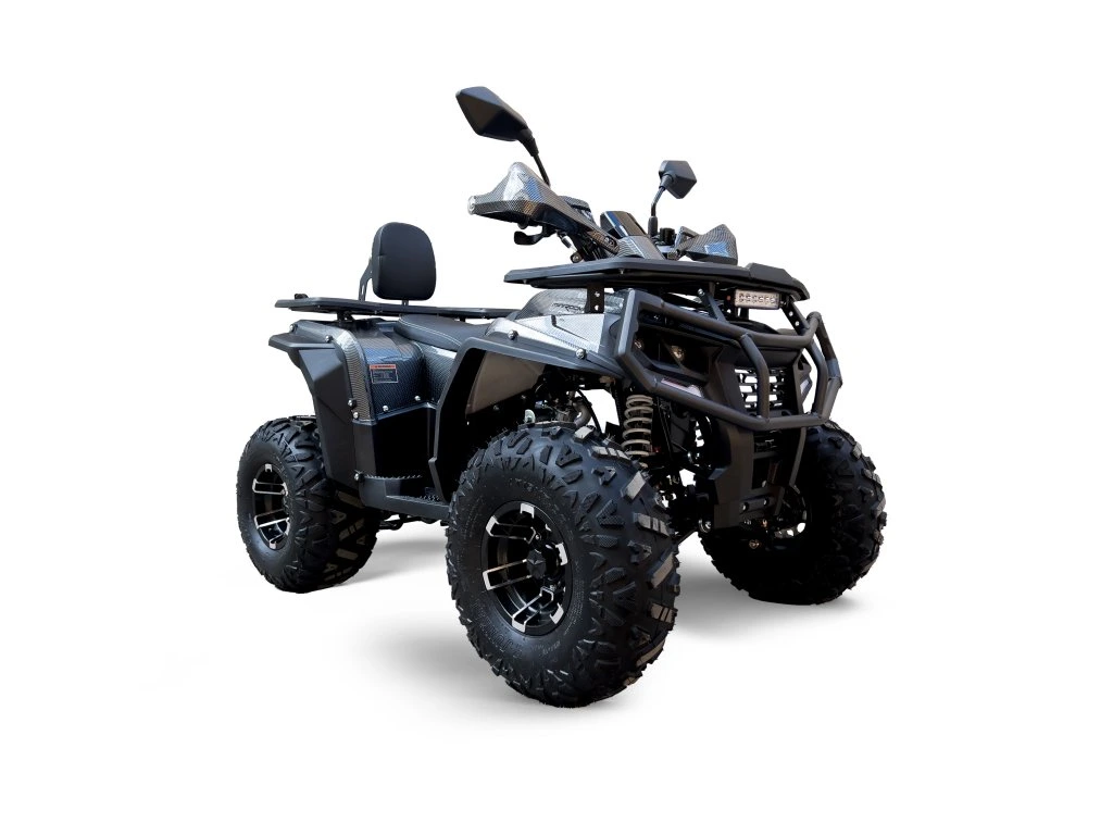 Atv 140cc Mini Rocket RockRider 8" semi-automat 4T benzina viteze 3+1 delux Carbon [20]