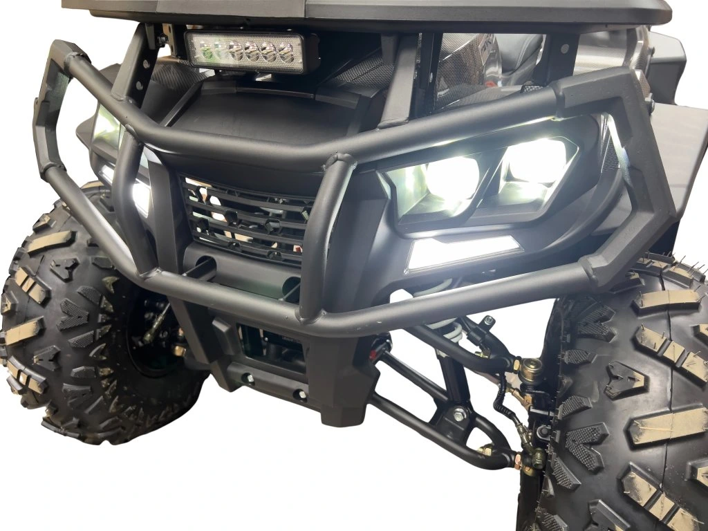 Atv 140cc Mini Rocket RockRider 8" semi-automat 4T benzina viteze 3+1 delux Carbon [2]