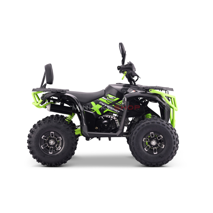 Atv 140cc Mini Rocket Troodon Deluxe 8" semi-automat 4T benzina viteze 3+1 verde [11]