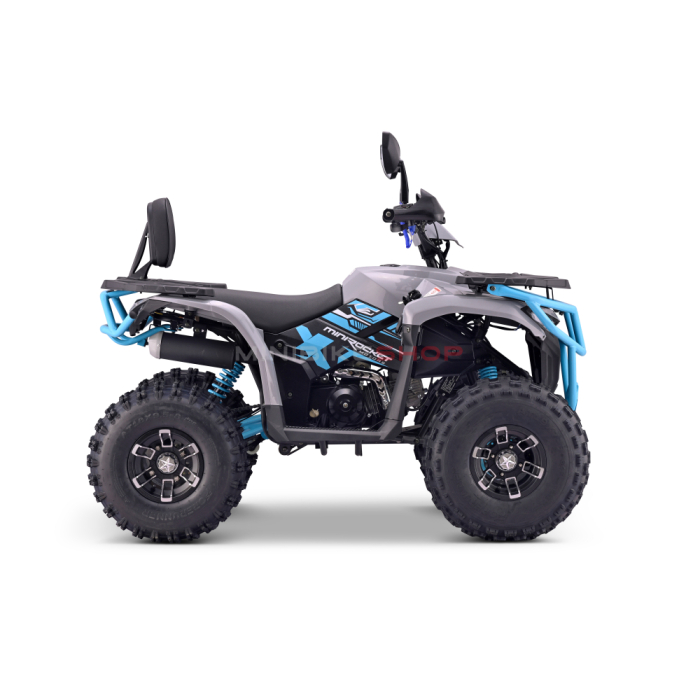Atv 140cc Mini Rocket Troodon Deluxe 8" semi-automat 4T benzina viteze 3+1Negru [8]