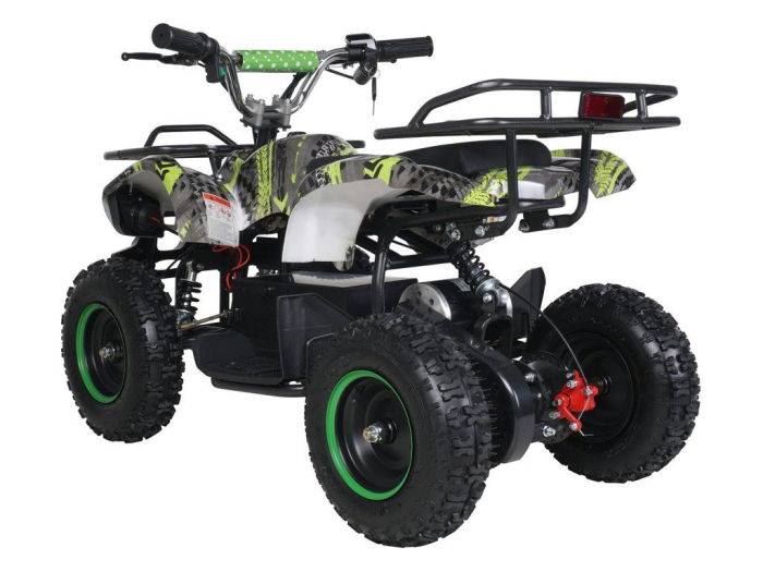 Atv Electric copii 3-7 ani Eco Torino 1000W 36V Graffiti Minirocket Verde [8]