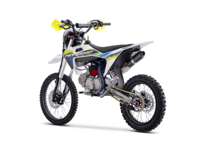 Motocicleta MiniRocket Dorado DT140cm3 roti  19"/16" pornire Buton-  - Albastru [8]
