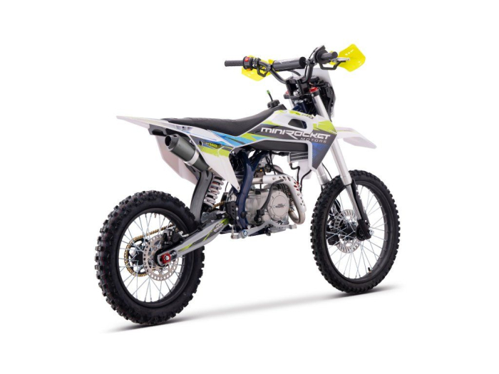 Motocicleta MiniRocket Dorado DT140cm3 roti  19"/16" pornire Buton-  - Albastru [2]