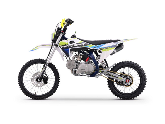 Motocicleta MiniRocket Dorado DT140cm3 roti  19"/16" pornire Buton-  - Albastru [4]