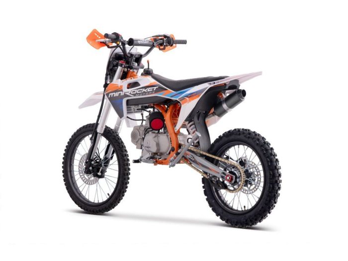 Motocicleta MiniRocket Dorado DT140cm3 roti  19"/16" pornire Buton- Portocaliu [2]