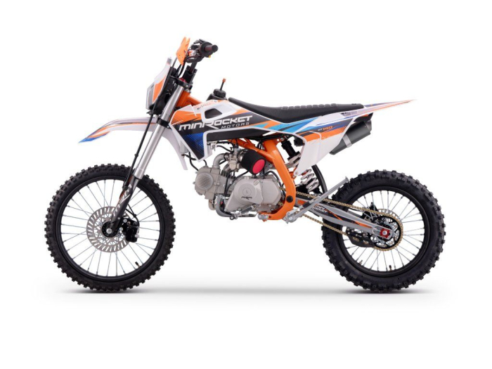 Motocicleta MiniRocket Dorado DT140cm3 roti  19"/16" pornire Buton- Portocaliu [3]