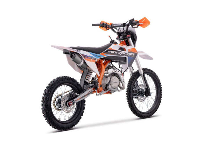 Motocicleta MiniRocket Dorado DT140cm3 roti  19"/16" pornire Buton- Portocaliu [7]